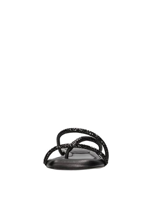 Mules in fabric and rhinestones ASH | RUBIS MICRO SUEDENERO